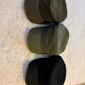 OTTO Black and Green Tactical Hats